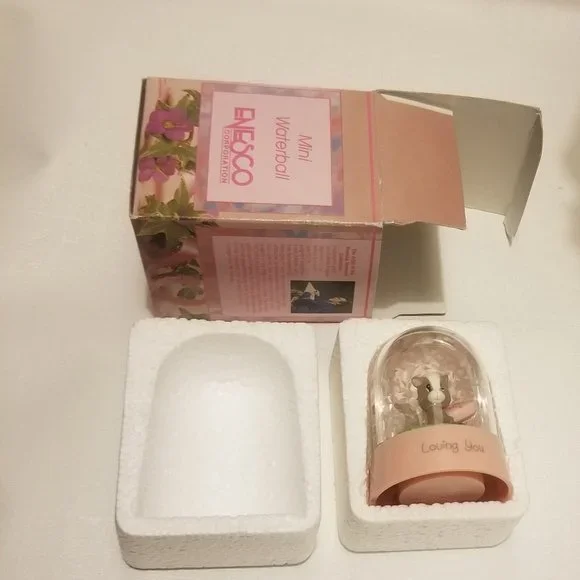 1991 Precious Moments "Loving You" Waterball, w box! - Picture 6 of 12